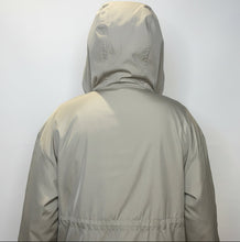 Beige Lightweight Hooded Raincoat