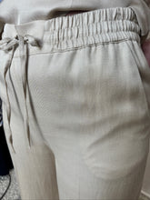 Champagne Satin Wide Leg Trousers