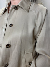 Champagne Satin Button-Up Jacket