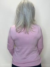 Soft Pink Knit Polo Top