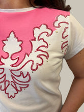 Pink Detail Statement T-Shirt