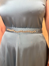 Teal Satin Occasion Dress