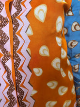 Orange & Blue Print Shirt
