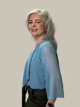 Soft Blue Chiffon Jacket