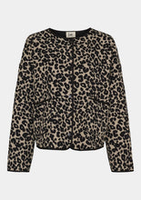 Johanna Quilted Jacket - Black Animal