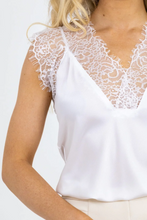 Lauren Lace Cami Top - White