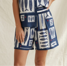 Nautical Fish Print Shorts