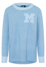 Marc Aurel Sky Blue Logo Sweater