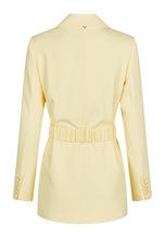 Marc Aurel Lemon Belted Blazer