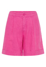Pink Linen Shorts