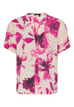 Pink Floral Print Blouse