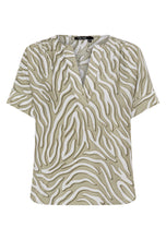 Printed V-Neck Top