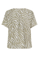 Printed V-Neck Top