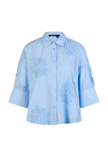 Sky Blue Floral Shirt