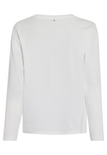 White Graphic Slogan Top