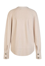 Light Taupe Knit Cardigan