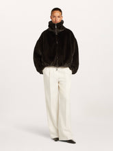 Chocolate Brown Reversible Faux Fur Jacket