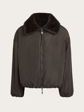 Chocolate Brown Reversible Faux Fur Jacket