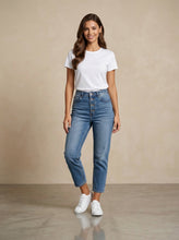 High Waist Button Fly Jeans
