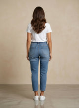 High Waist Button Fly Jeans