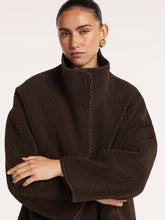 Brown Reversible Teddy Jacket