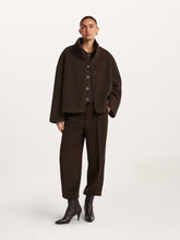 Brown Reversible Teddy Jacket