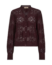 Burgundy Lace Blouse