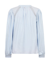 Mos Mosh Light Blue Stitch Detail Blouse