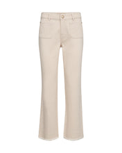Flared Leg Trousers with Embroidered Pockets