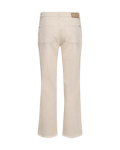 Flared Leg Trousers with Embroidered Pockets