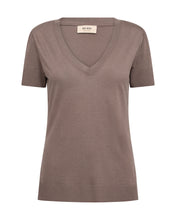 Soft Touch V-Neck Tee – Coffee