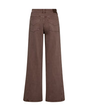 Brown Wide Leg Denim Jeans