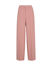 Peach Tailored Wide-Leg Trousers