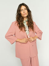 Tailored Blush Short Sleeve Blazer