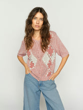 Textured Diamond Knit Cardigan