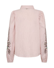 Embroidered Stripe Cotton Shirt