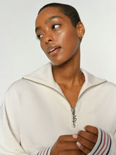 Zip Collar Luxe Sweatshirt