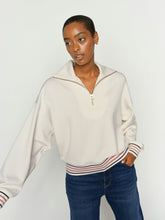 Zip Collar Luxe Sweatshirt