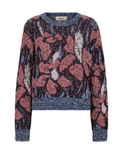 Textured Floral Statement Knit Jumper
