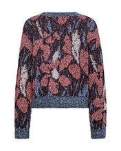 Textured Floral Statement Knit Jumper