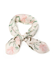 Floral Silk Scarf - Pink