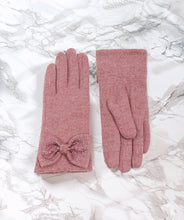 Maddie Bow Gloves – Blush
