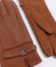 Marnie Buckle Gloves – Tan
