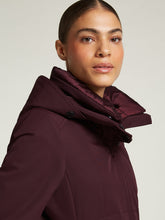May Coat in Dark Plum