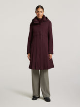 May Coat in Dark Plum