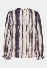 Melba Flounce Blouse - Earth Tones