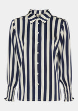 Melba Printed Blouse - Nautic Stripe