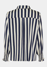 Melba Printed Blouse - Nautic Stripe