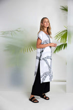 Grey Abstract Print Tunic