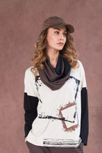 Two-Tone Soft Jersey Loop Scarf